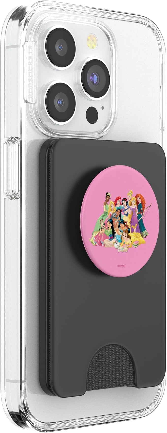 Disney Princesses Group Photo in Pink PopSockets Adhesive PopGrip