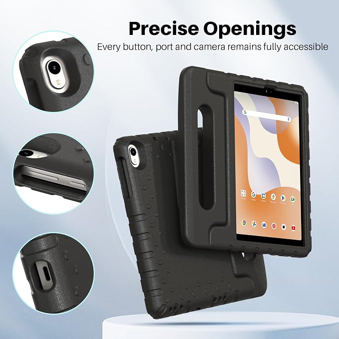 Kids Case for Onn 8 inch Tablet Case Gen 4 2024 (Model:100135923) | Foldable handle highly durable odorless and easy to install suitable for children's learning and play.