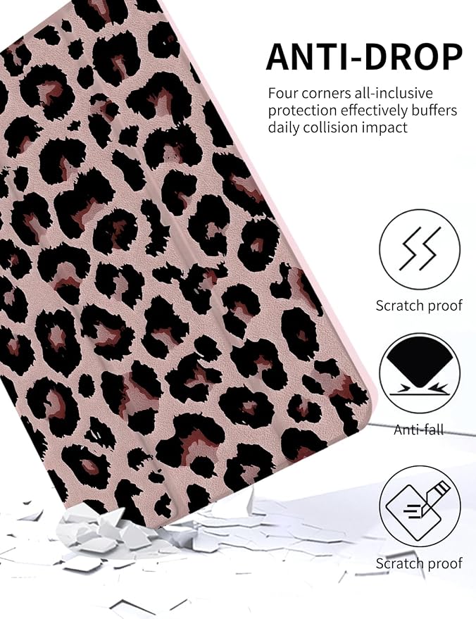 Case for iPad 9th/ 8th/ 7th Generation Case 10.2&amp10.5 Inch (2021/2020/2019 Release) Slim Lightweight Soft Trifold Back Cover with Pencil Holder &amp Auto Sleep/Wake CoverBeige Checkered