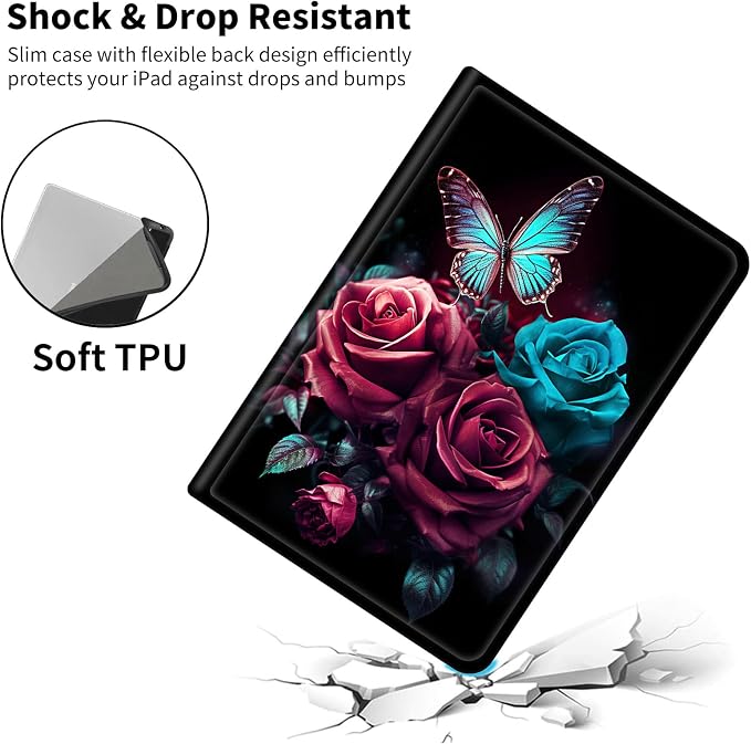 Case for 7 All-New Kindle Paperwhite (12th Generation 2024) and Kindle Colorsoft Signature Edition CoverSlim PU Leather Smart Cases with Auto Wake/Sleep-Black Cat Night Sky