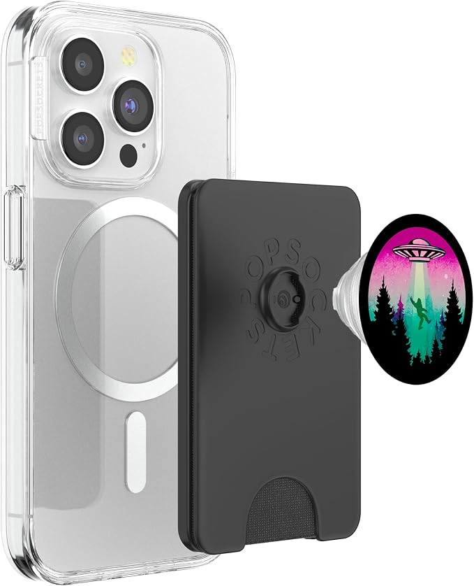 Cryptidcore Aesthetic Sasquatch Bigfoot UFO Alien Abduction PopSockets Adhesive PopGrip
