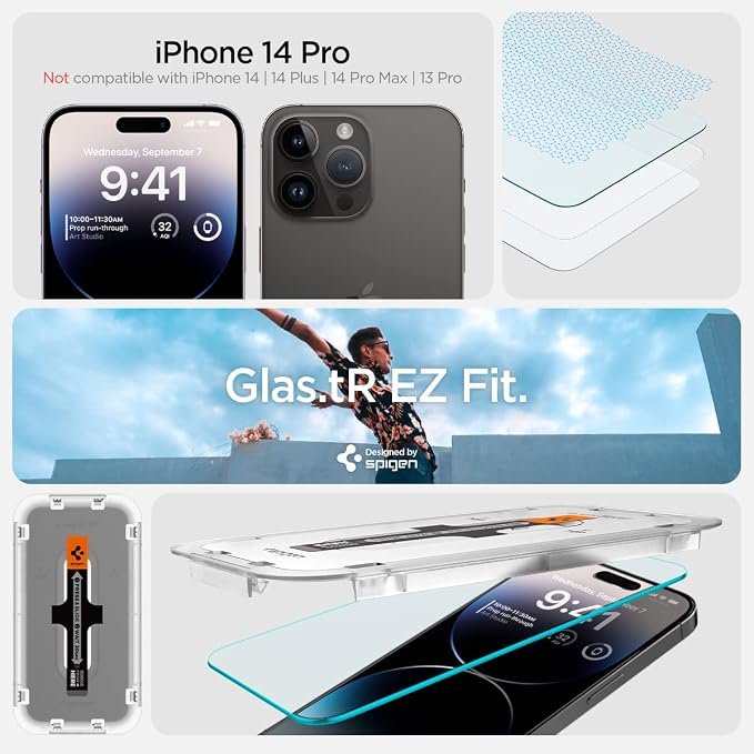 Spigen Tempered Glass Screen Protector [GlasTR EZ FIT] designed for iPhone 11 / iPhone XR [6.1 inch] [Case Friendly] - 2 Pack