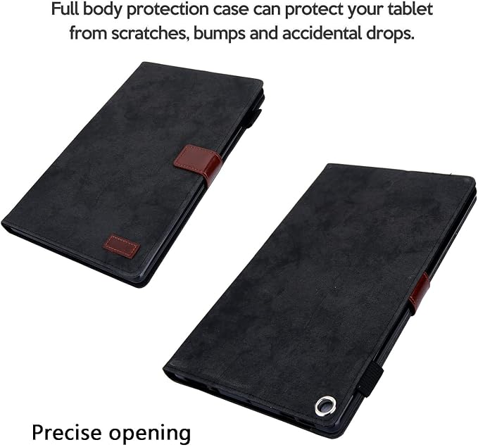 Kindle Fire HD 8 Tablet Case (8th/7th/6th Generation)Smart Stand Synthetic Leather Cover with Auto Wake/Sleep [Card &amp Pencil Holder] for 8 Amazon Fire HD 8 (2018/2017/2016) Blue Sea Beach
