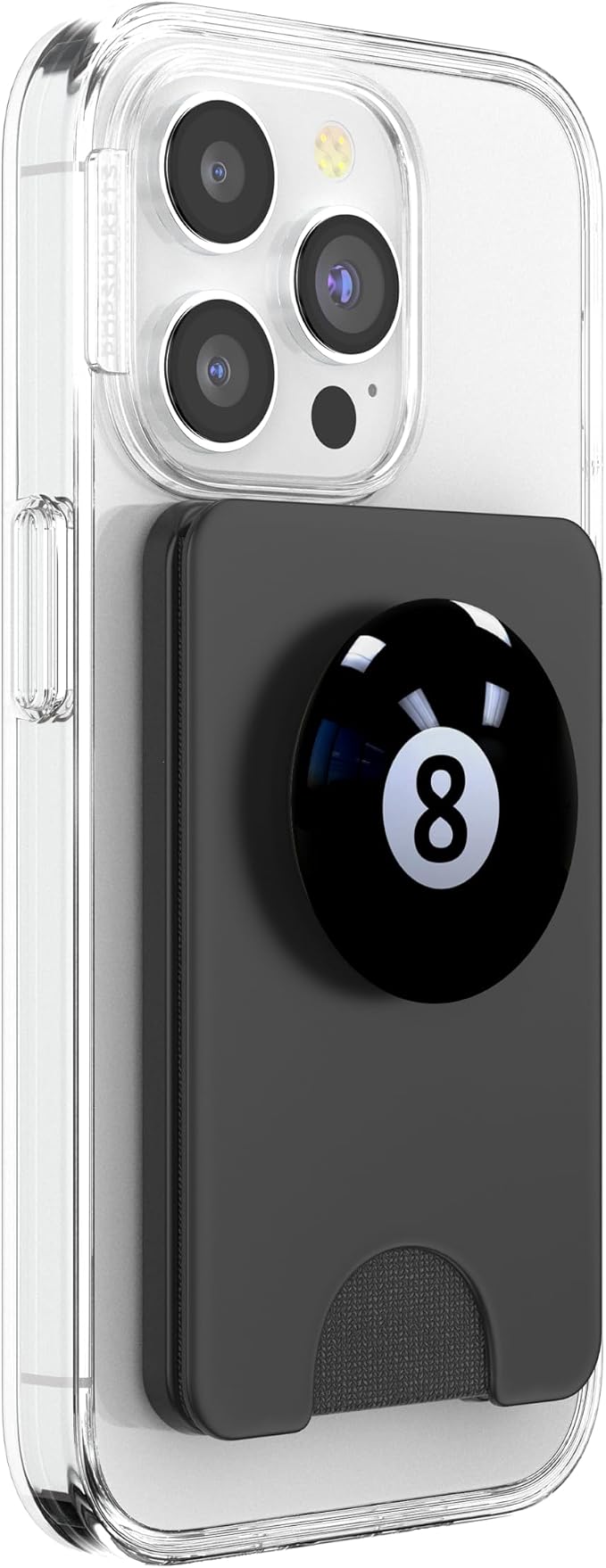 Black 8 Ball Pool Billiard PopSockets Adhesive PopGrip