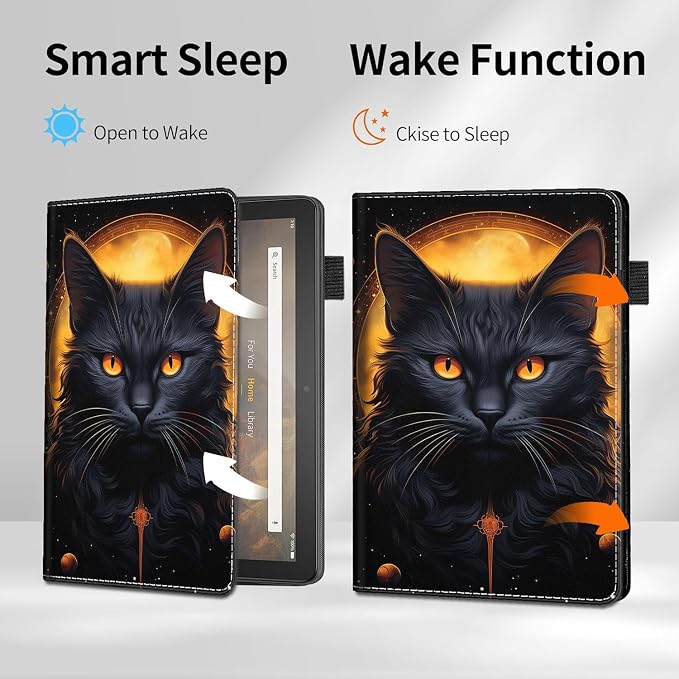 Case for Amazon Kindle Fire Max 11 Tablet (13th Generation 2023 Release) - Slim Fit Standing Cover with Auto Sleep/Wake for All-New Fire 11 Max Tablet，Enchanted Forest 2