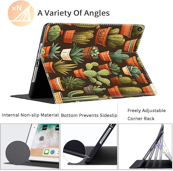 Case for iPad 10th Generation (2022 Release) 10.9 Inch Durable Shockproof Protective Cover for New iPad 10th gen 10.9 2022 Elephant Sunflower