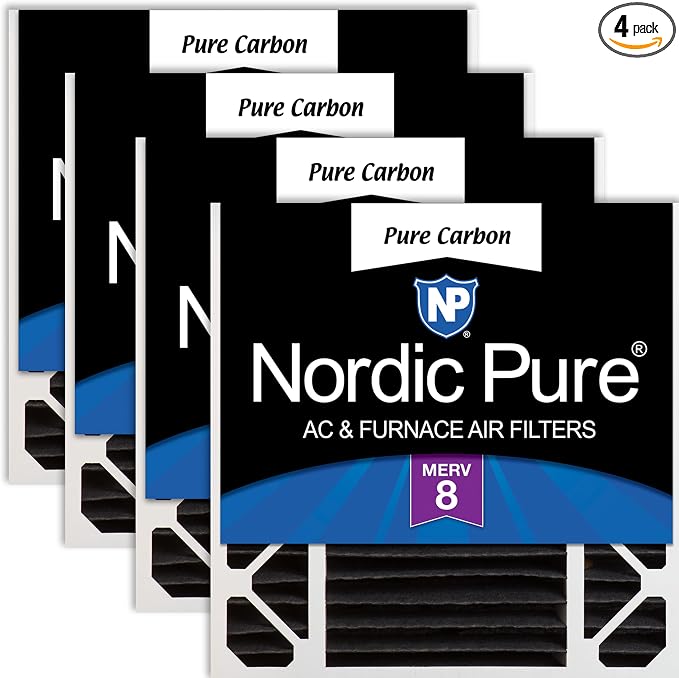 Nordic Pure 20x20x5 Honeywell/Lennox Replacement Odor Reduction Merv 8 Filter 4