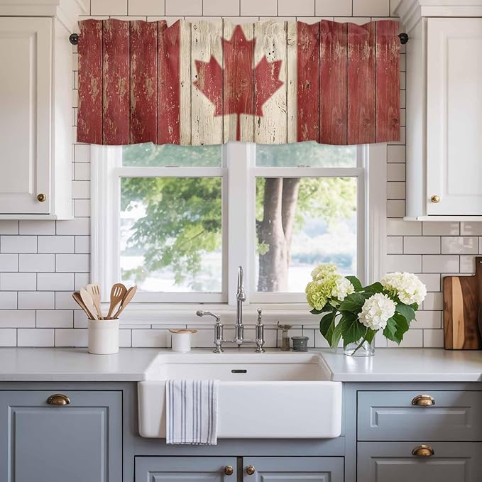 Canada Curtain Valances for Windows, Kitchen Valance Window Treatment
