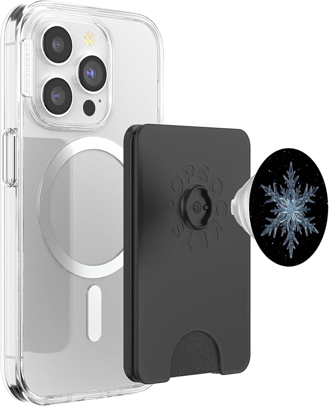 Beautiful Ice Crystal Snowflake Winter is Coming PopSockets Adhesive PopGrip