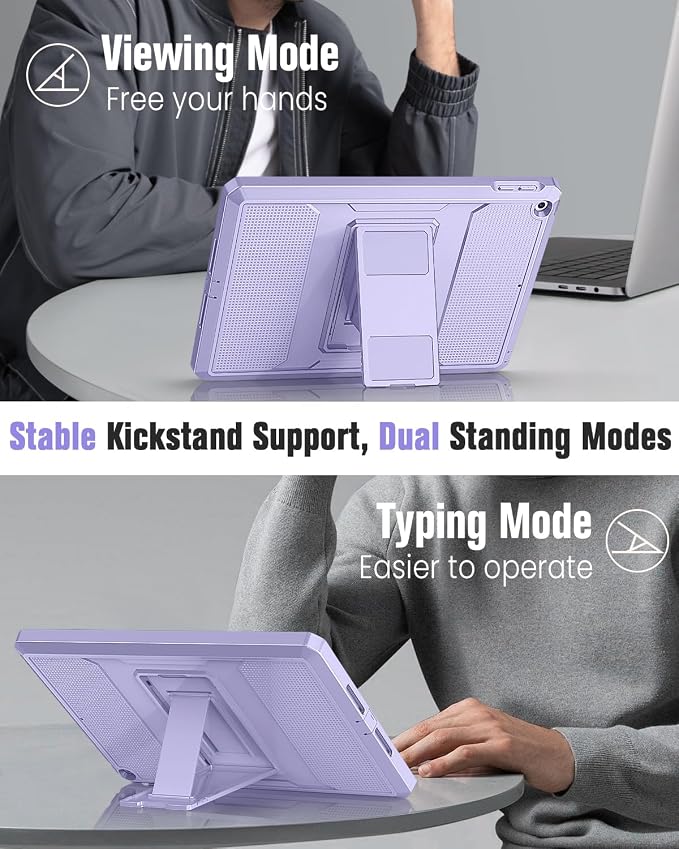MoKo Shockproof Case Fit 2018/2017 iPad 9.7 6th/5th Generation Black | Heavy Duty Shockproof Full Body Rugged Hybrid Cover with Built-in Screen Protector for Apple iPad 9.7 Inch 2018/2017