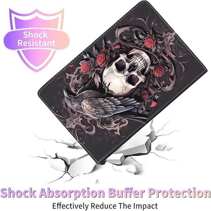 Case for New iPad (A16) 11th Generation 11 Inch 2025for iPad 10th Generation 2022 10.9 Inch Multi-Angle Stand Smart Cover Shockproof with Auto Wake/Sleep Baby Dragon