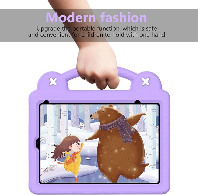 YRH for iPad mini A17 Pro Case 2024/iPad Mini 6 Kids Case 2021EVA Shockproof Cover for iPad mini 7th/6th Generation 8.3-inch with Stand Handle Strap Green