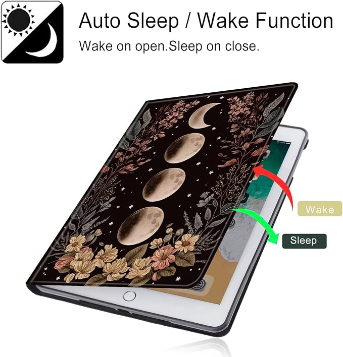 for Kindle Paperwhite 11th Gen 2021 6.8 inch Case - Signature Edition with Adjustable Stand &amp Auto Wake/Sleep - American Flag &amp Skull