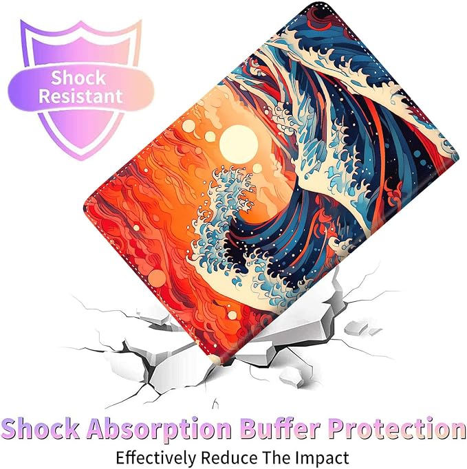 Case for New iPad (A16) 11th Generation 11 Inch 2025for iPad 10th Generation 2022 10.9 Inch Multi-Angle Stand Smart Cover Shockproof with Auto Wake/Sleep Baby Dragon