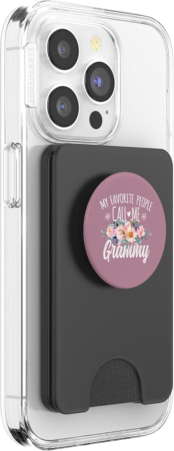 My Favorite People Call Me Grammy Floral Birthday Grammy PopSockets PopGrip for MagSafe