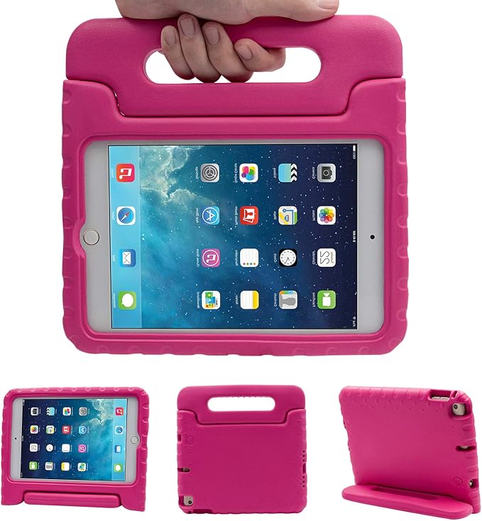 LEFON Kids Case Shockproof for iPad mini 5/4/3/2/1 iPad mini 4th Generation Case for Kids with Convertible Handle Light Weight Super Protective Stand Cover for iPad mini 5th Gen 7.9 Inch