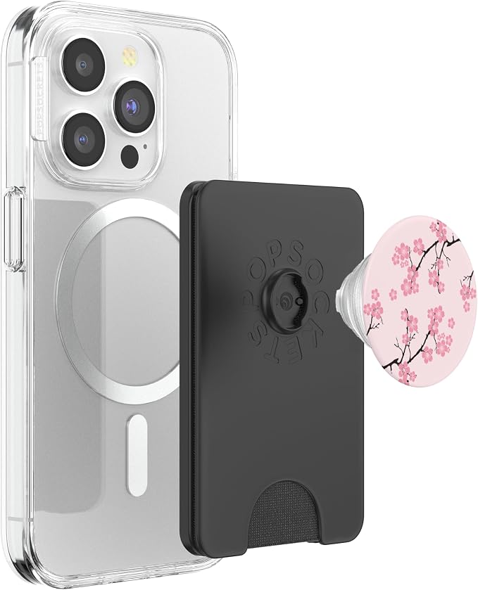Cute Pink Cherry Blossom Tree Japanese Pastel Pink PopSockets Adhesive PopGrip