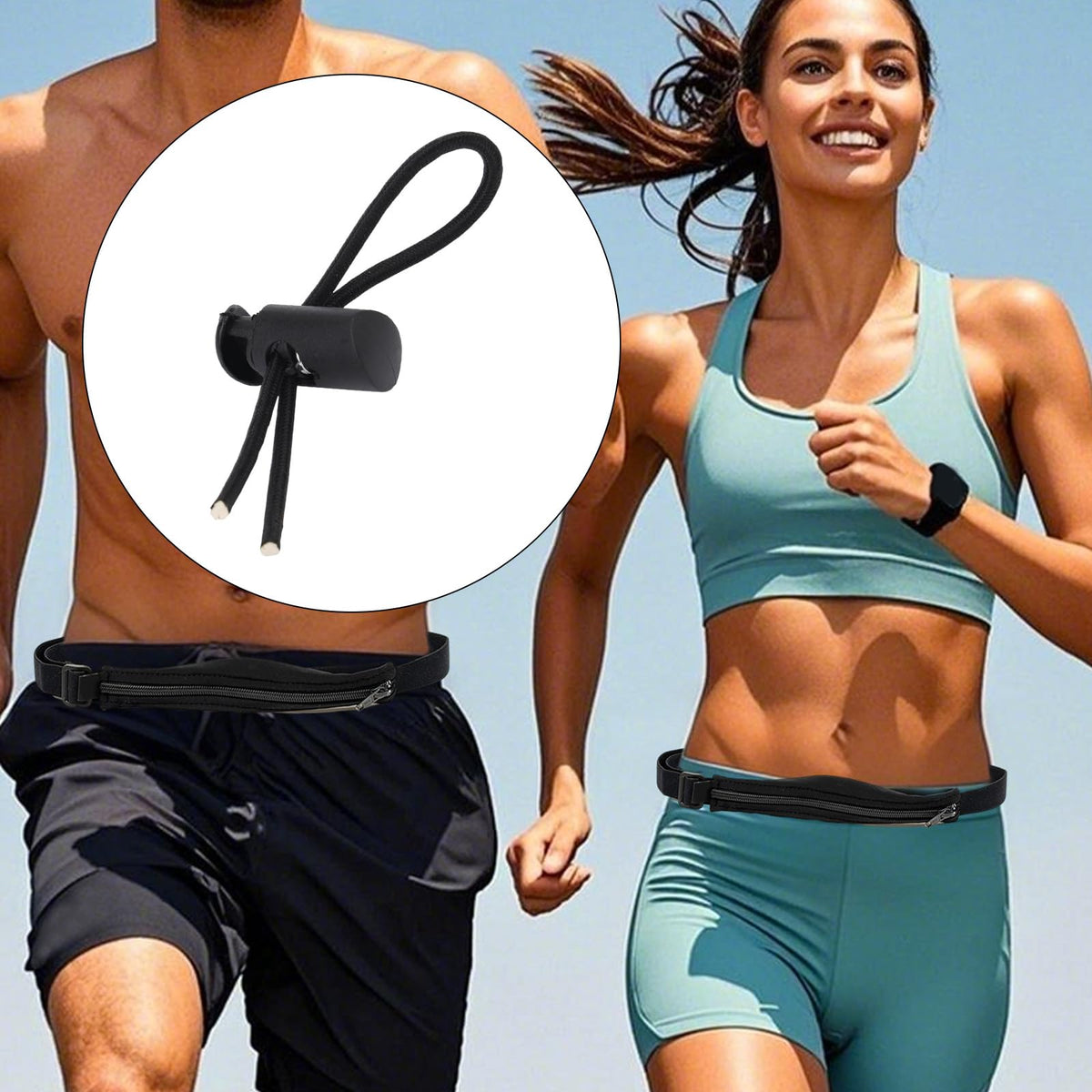 Gosknor 8pcs Bib Holder for Runners, Black Race Bib Toggles Clip Pins Boards Snaps Running Number Fasteners Belt for Marathons Essentials Accessories