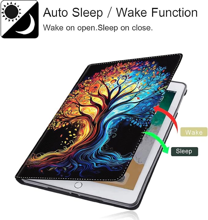 Case for New iPad (A16) 11th Generation 11 Inch 2025for iPad 10th Generation 2022 10.9 Inch Multi-Angle Stand Smart Cover Shockproof with Auto Wake/Sleep ，Starry Sky