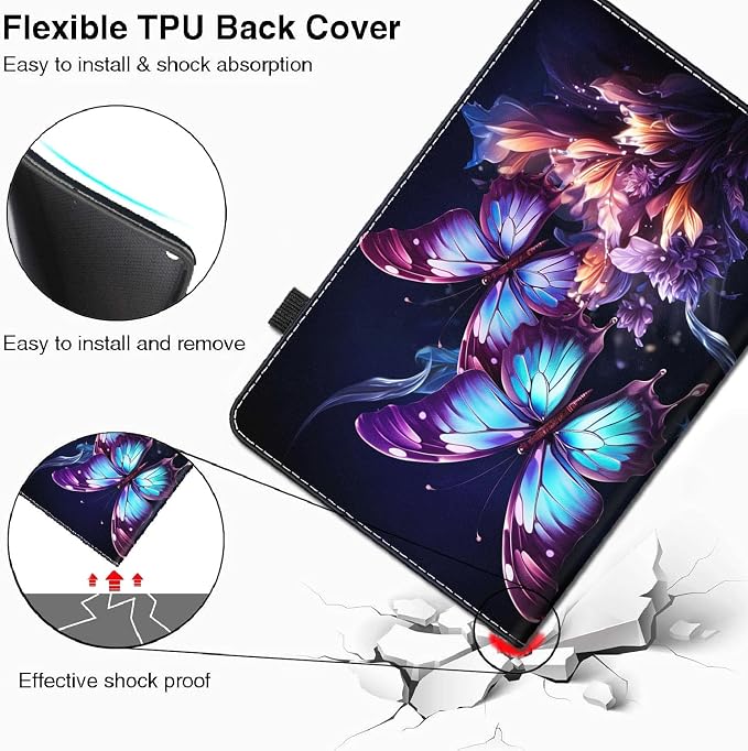 Case for Amazon Kindle Fire Max 11 Tablet (13th Generation 2023 Release) - Slim Fit Standing Cover with Auto Sleep/Wake for All-New Fire 11 Max Tablet，Enchanted Forest 2