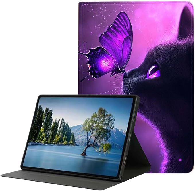 Case for iPad 9th/8th/7th Generation (2021/2020/2019) 10.2-inchSlim PU Leather Cover Adjustable Stand Auto Wake/SleepAurora Over Mountains