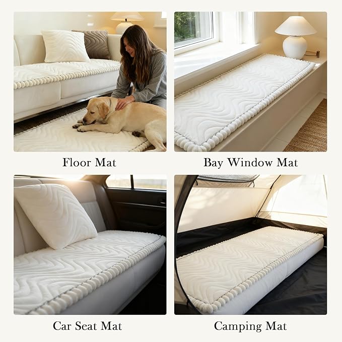 Couch Covers for 3 Cushion Couch Sofa Pet Friendly,Non-Slip Sofa Cover Washable
