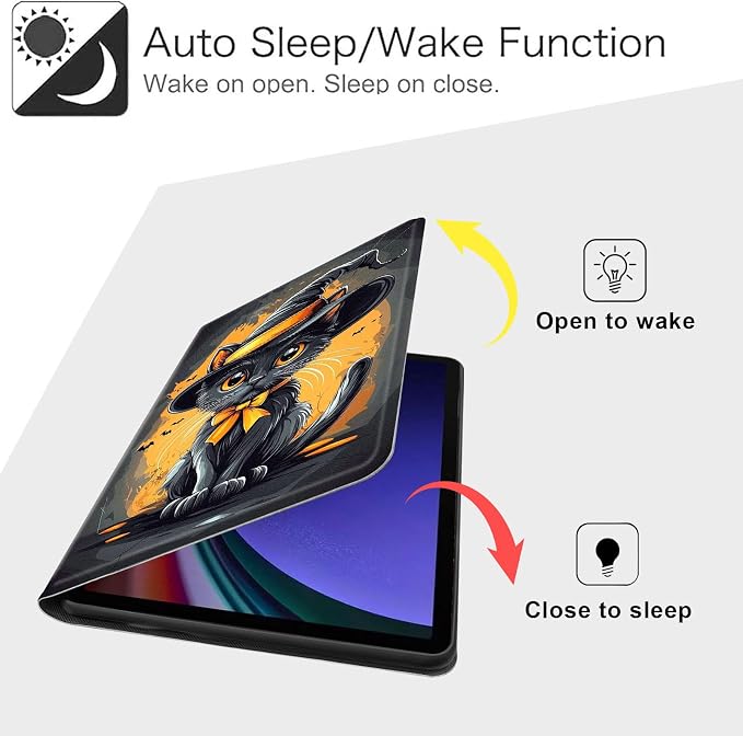 Case for Samsung Galaxy Tab A11 Plus 2026 &amp Galaxy Tab A9+ 11 Slim Smart Stand Cover with Auto Wake/Sleep Shockproof Protective Shell for Work &amp School Astronaut