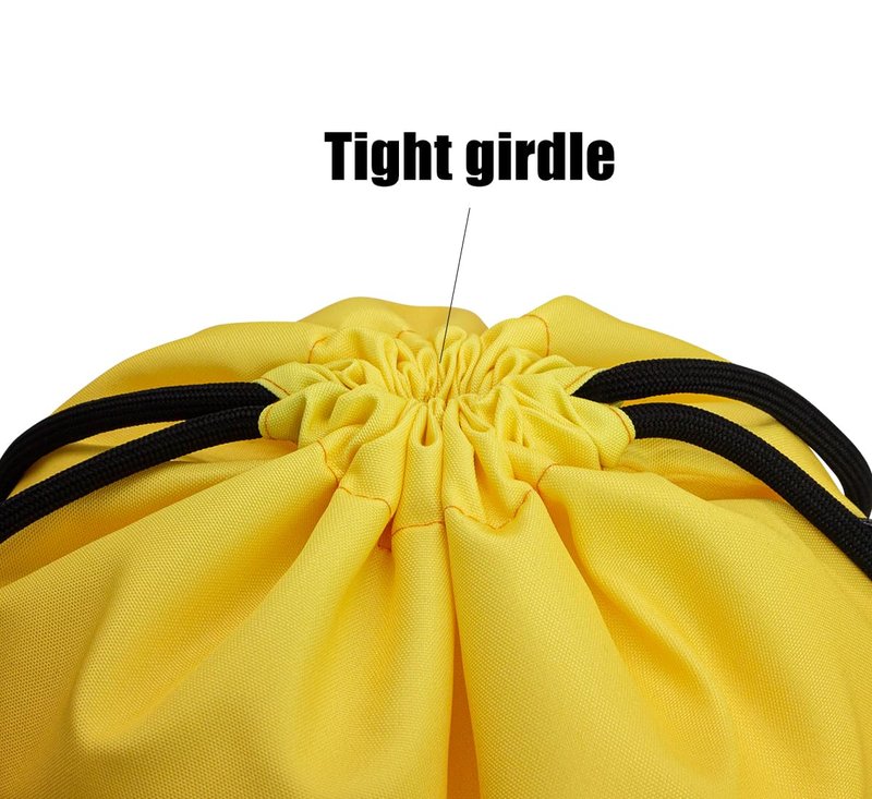 HOLYLUCK Drawstring Backpack Bag Sport Gym Sackpack (gradient orange and yellow)