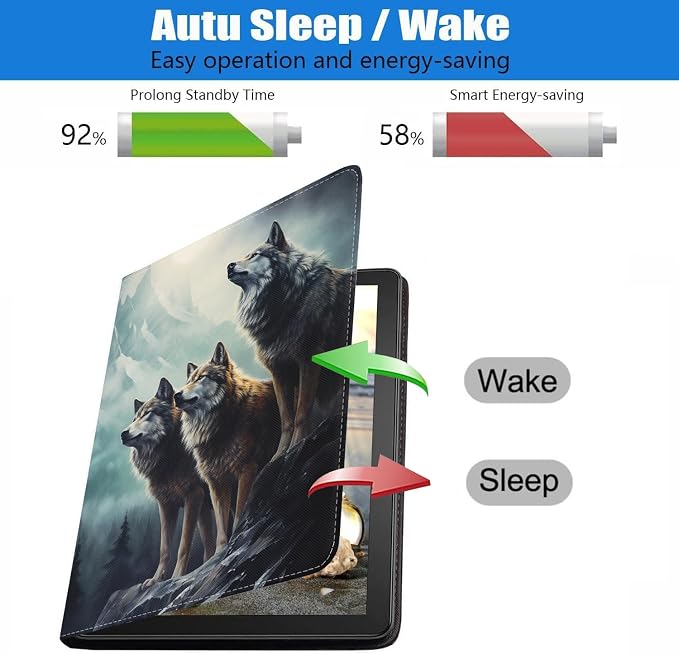 Case for Samsung Galaxy Tab S10 Plus 2024/ S9 Plus/ S9 FE Plus 5G 12.4 Inch 2023 Slim PU Leather Stand Folio Cover with Auto Wake Sleep Abstract Paint Dogs