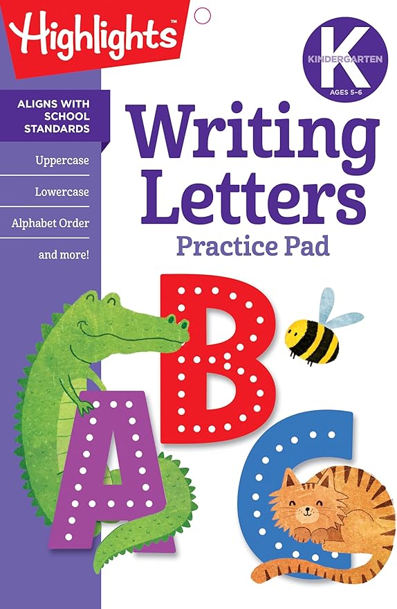 Highlights Kindergarten Writing Letters Book