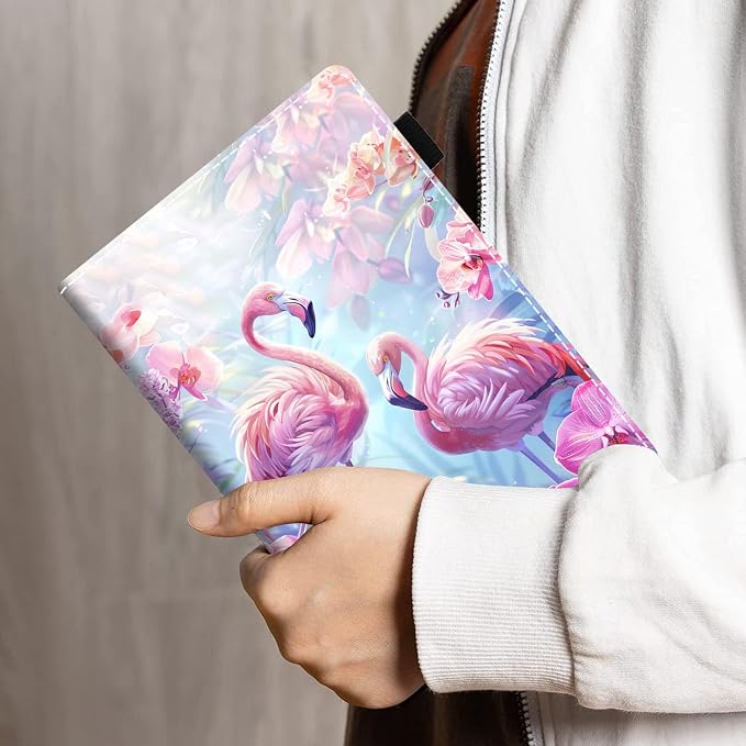 Case for Amazon Kindle Fire HD 8/Fire HD 8 Plus Tablet (12th/10th Generation 2024/2022/2020 Release) - PU Leather Folio Cover with Smart Auto Wake/Sleep Bald Eagle