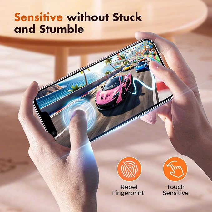 UNBREAKcable 3-Pack Screen Protector for iPhone 15 Double Shatterproof Tempered Glass [Easy Installation Frame] [99.99% HD Clear] [9H Hardness] [Full Coverage] [Case Friendly] for Apple 15 6.1 inch
