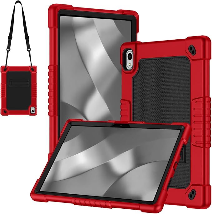 Onn 11 Tablet Pro 2024 Model CaseHeavy Duty Protective Case with Kickstand Shoulder Strap Shell Case for Walmart Onn Tablet Pro 11 inch 2024 Model: 100146660 (Black)