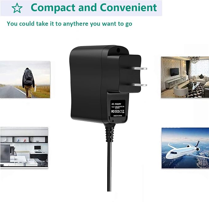 USB AC DC Adapter Compatible with Doro PhoneEasy 506 507 508 509 520X Phone Easy Cell Mobile Phone Power Supply Cord Cable Battery Charger Mains PSU