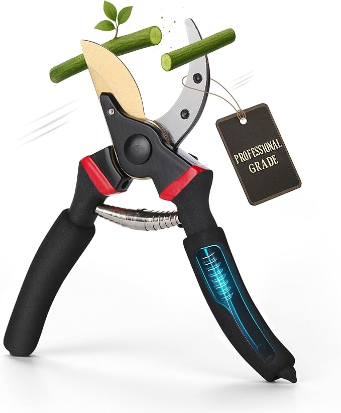 Mr. Pen- Pruning Shears, Garden Shears, 8" Professional, Titanium Blade, Garden Scissors, Gardening Shears