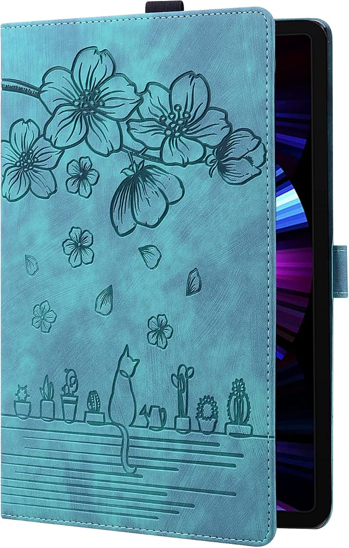 Case for Honor MagicPad 3 Pro 12.3 12.3 2026Multi-Angle Viewing PU Leather Folio Stand Cover with Pencil HolderShockproof Protective Case for Honor MagicPad 3 Pro 12.3 2026Rose Red