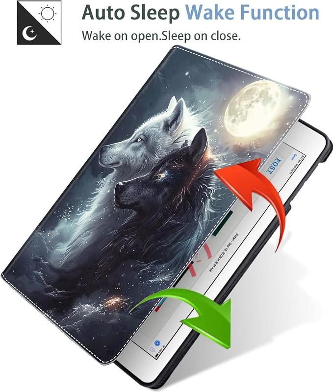 Case for iPad (A16) 11th Generation 11 Inch (2025) iPad 10th Generation 10.9 Inch (2022)，Slim Fit Foldable Standing Cover Case with Auto Sleep/Wake Retro Moth