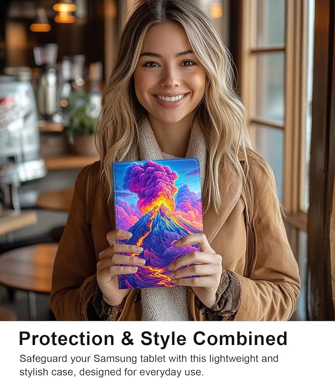 Case for Samsung Galaxy Tab A9 8.7-Inch 2023 Slim PU Leather Stand Cover with Auto Wake/Sleep Multi-Angle Viewing &amp Shockproof Adorable Bear