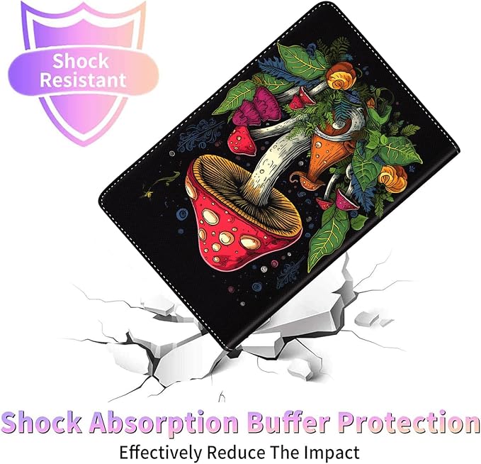 Case for iPad Pro 11 Inch 2022/2021/2020 (4th/3rd/2nd Gen) for iPad Air 5th / 4th Generation 10.9 Inch (2022/2020) Durable Shockproof Protective Cover，Black Woman Queen Afro Design