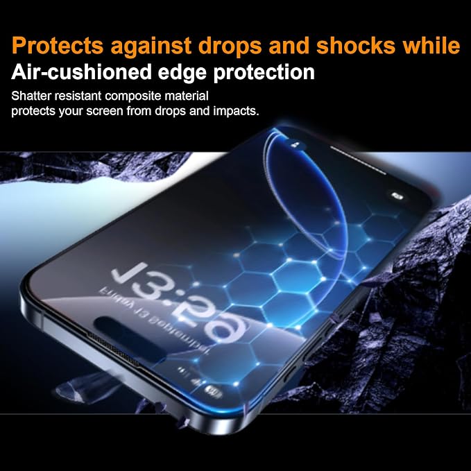 OneFish for iPhone 11 Pro Max/XsMax Tempered Glass Screen Protector 2 Pack Auto Dust-Elimination Easy Installation HD Clear Screen Protector