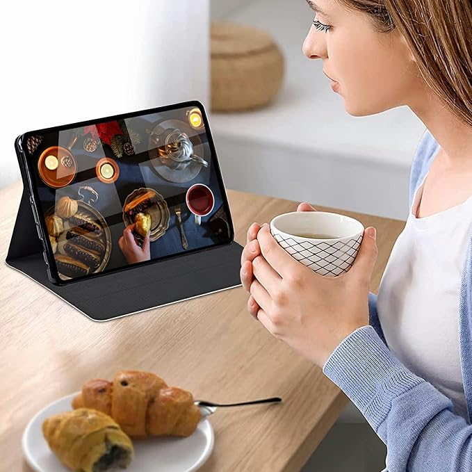 Case for Kindle Scribe 10.2 Inch (2022 Released) PU Leather Cover with Auto Sleep Wake for 10.2 Kindle Scribe Alpaca with Glasses