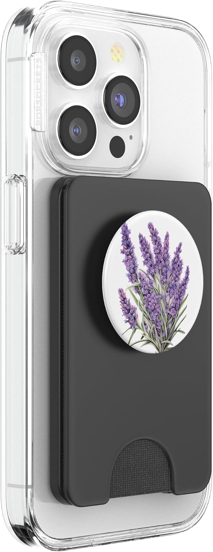 A Lavender Bouquet in Purple Watercolors A Flowery Lavender PopSockets PopGrip for MagSafe