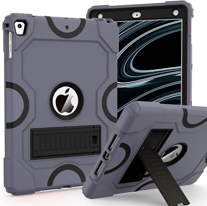 ZoneFoker Case for iPad 6th/5th Generation (9.7 Inch 2018/2017 Model) iPad Air 2 / 1st iPad Pro 9.7 Heavy Duty Shockproof Rugged Protective Case Alpine Green