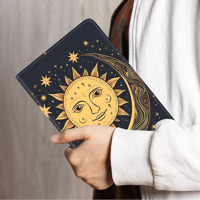 Case for Samsung Galaxy Tab S10 Lite/ S10 FE/ S9 FE 5G 10.9 Inch/ S9 11 Inch - Slim PU Leather Folding Stand Folio Cover with Auto Sleep/Wake - African American Girl