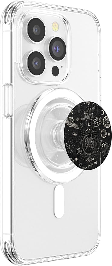 Galaxy Zodiac Sign Astrological Celestial Aesthetic Gemini PopSockets Adhesive PopGrip