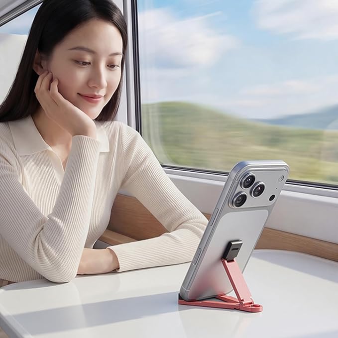 Aluminum Keychain Phone Stand Foldable and Portable with Full Rotation for Stable Hands Complimentary Viewing Multi Phone Mount