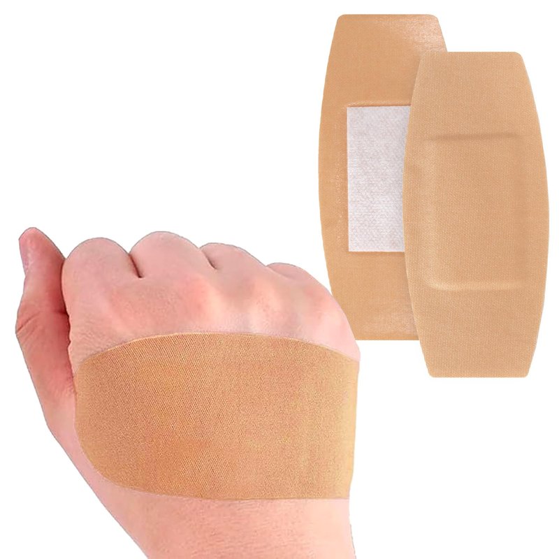 Flexible Fabric Adhesive Bandages, Extra Large, 2in x 4in Strips, 50/Box
