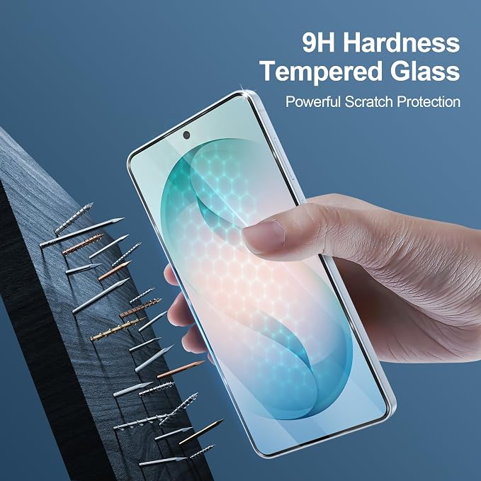 GiiYoon-3 PACK Screen Protector for Samsung Galaxy S26 Tempered Glass [HD Full Coverage] [Easy Installation] [Scratch Resistant] [9H Hardness] Protective Film