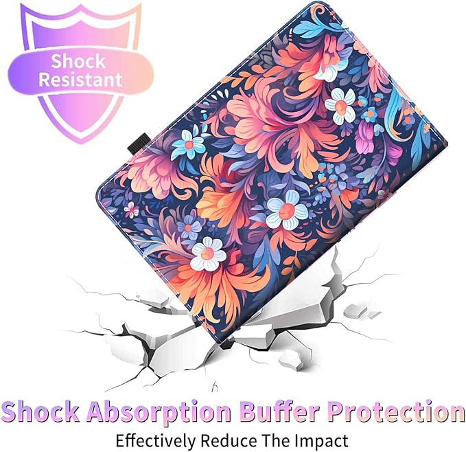 Case Fits All-New Amazon Kindle Fire HD 10 &amp 10 Plus Tablet (13th/11th Generation 2023/2021 Release) 10.1 Durable Shockproof Protective Cover with Auto Wake/Sleep，Black Woman Queen Afro Design