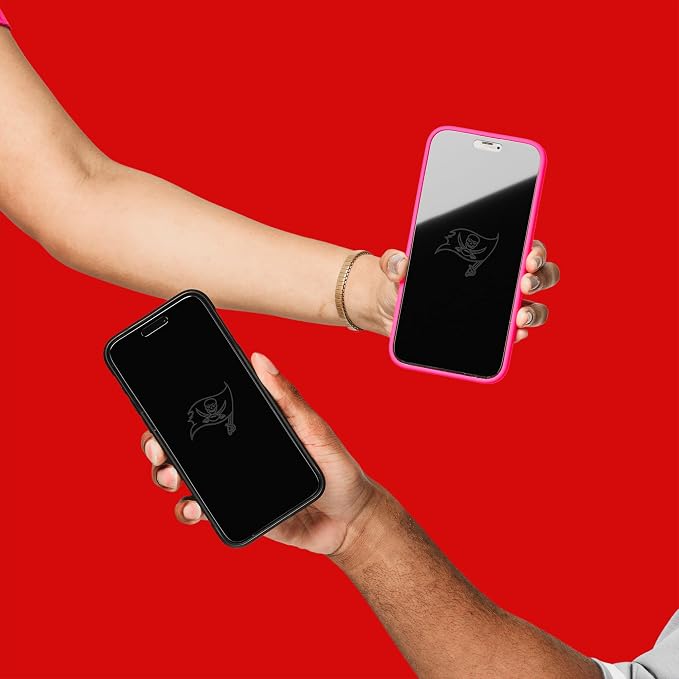 NFL Arizona Cardinals Privacy Screen Protector As Seen on Shark Tank Tank for iPhone 17 w/ Disappearing Design - Scratch-Resistant Glass Protector - Easy-Install Screen Guard w/ Disappearing Design (I